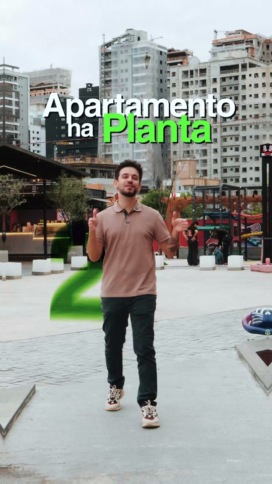 Cena de Apartamento na planta